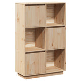 Buffet haut 74x35x117 cm Bois massif de pin