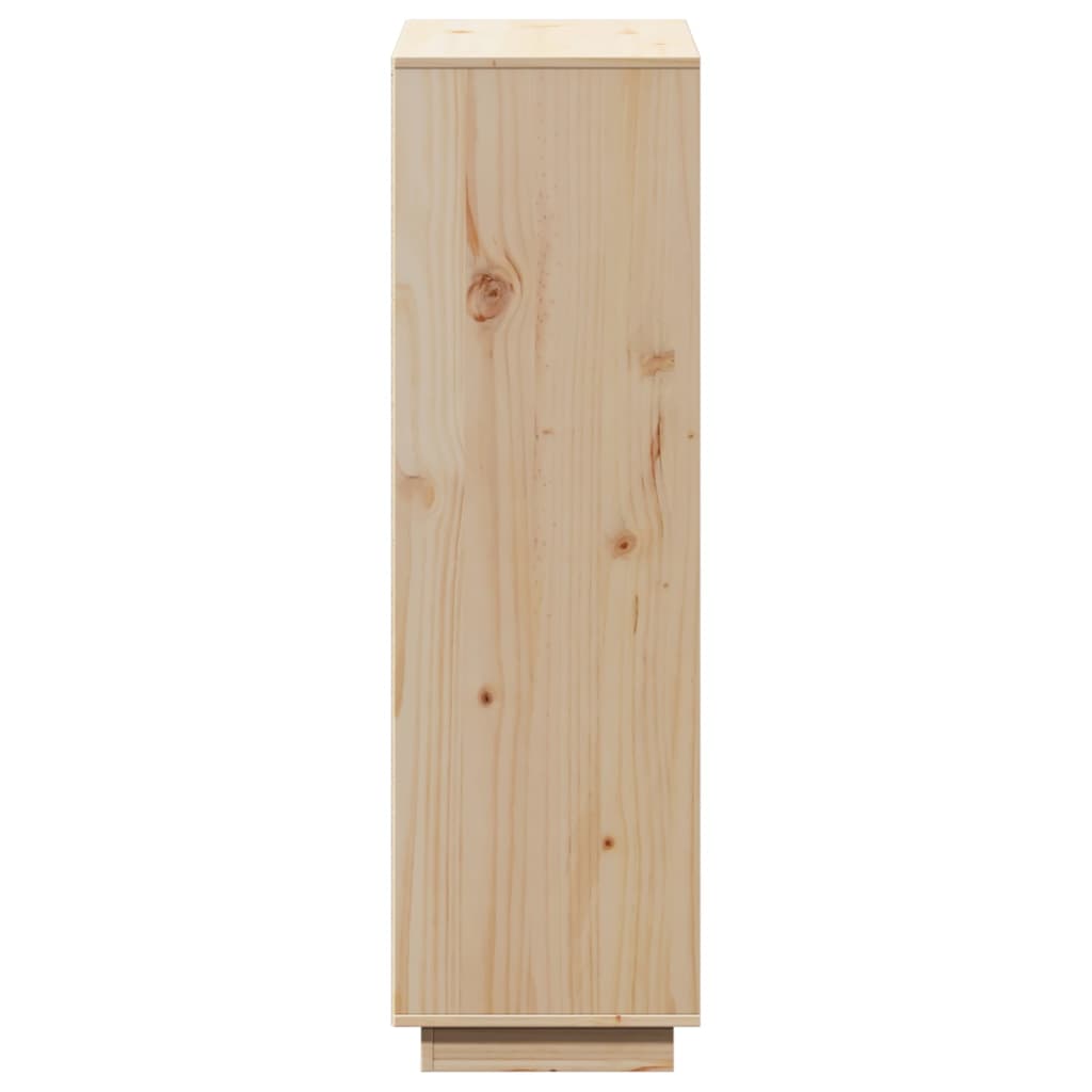 Buffet haut 74x35x117 cm Bois massif de pin