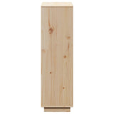 Buffet haut 74x35x117 cm Bois massif de pin