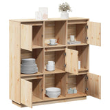 Buffet 110,5x35x117 cm Bois de pin massif