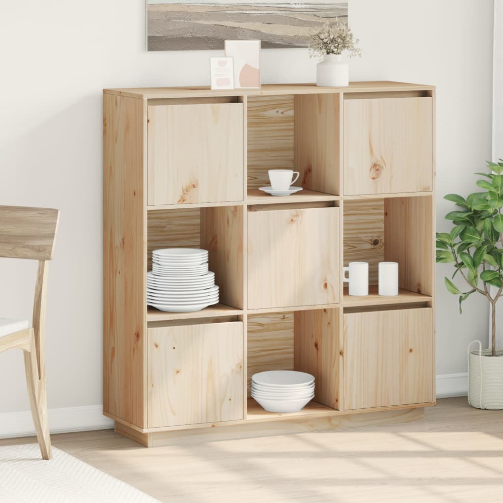 Buffet 110,5x35x117 cm Bois de pin massif