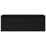 Meubles TV 2 pcs Noir Bois massif de pin