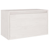 Meubles TV 3 pcs Blanc Bois massif de pin