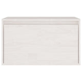 TV cabinet 3 pcs White Solid pine wood