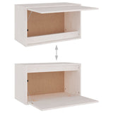 Meubles TV 3 pcs Blanc Bois massif de pin