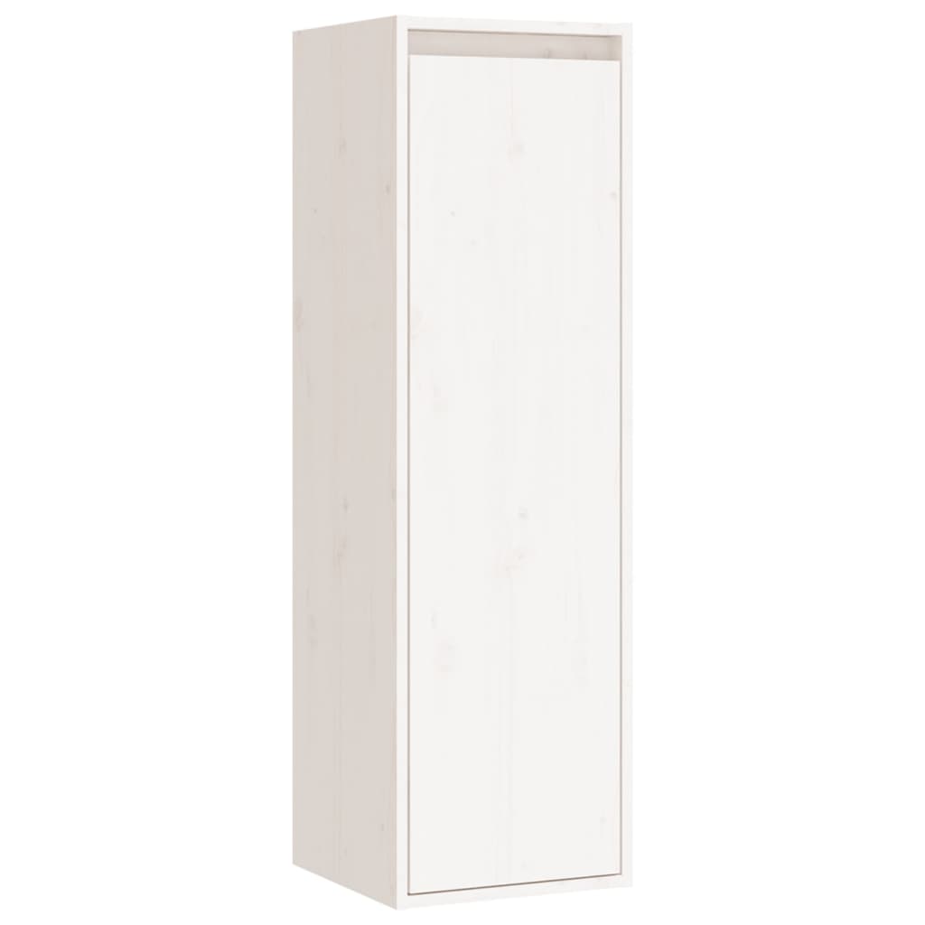 Meubles TV 3 pcs Blanc Bois massif de pin