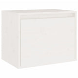 Meubles TV 3 pcs Blanc Bois massif de pin