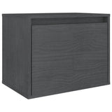 Meubles TV 3 pcs Gris Bois massif de pin