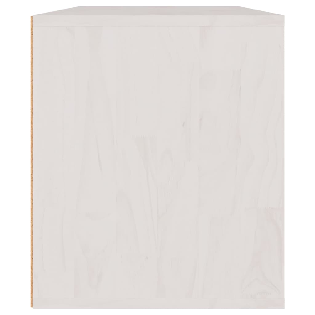 Meubles TV 3 pcs Blanc Bois massif de pin