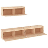 Meubles TV 3 pcs Bois massif de pin