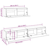 Meubles TV 3 pcs Bois massif de pin