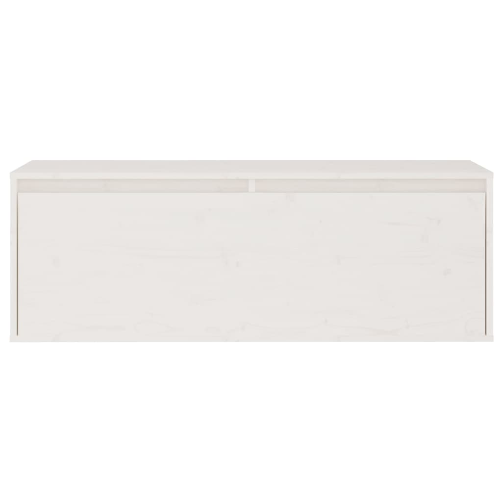 Ensemble de meubles TV 3 pcs blanc bois massif de pin