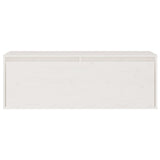 Ensemble de meubles TV 3 pcs blanc bois massif de pin