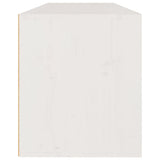 Ensemble de meubles TV 3 pcs blanc bois massif de pin