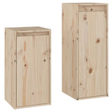 Meubles TV 2 pcs Bois massif de pin