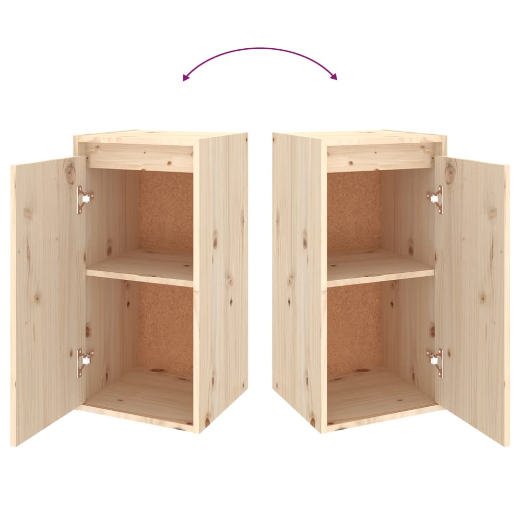 Meubles TV 2 pcs Bois massif de pin