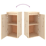 Meubles TV 2 pcs Bois massif de pin