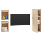 Meubles TV 3 pcs Bois massif de pin