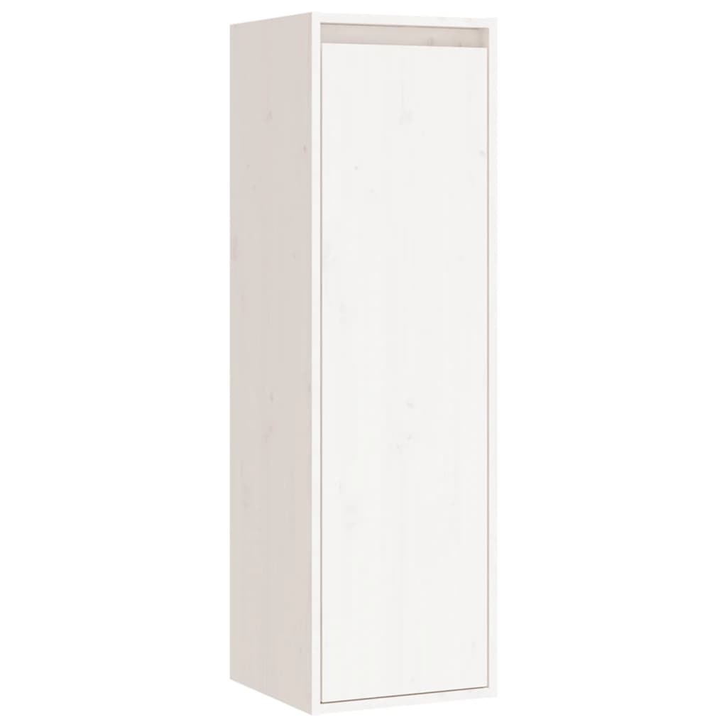 Meubles TV 3 pcs Blanc Bois massif de pin