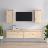 Meubles TV 4 pcs Bois massif de pin