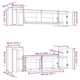 Meubles TV 6 pcs Bois massif de pin