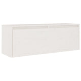 Meubles TV 6 pcs Blanc Bois massif de pin