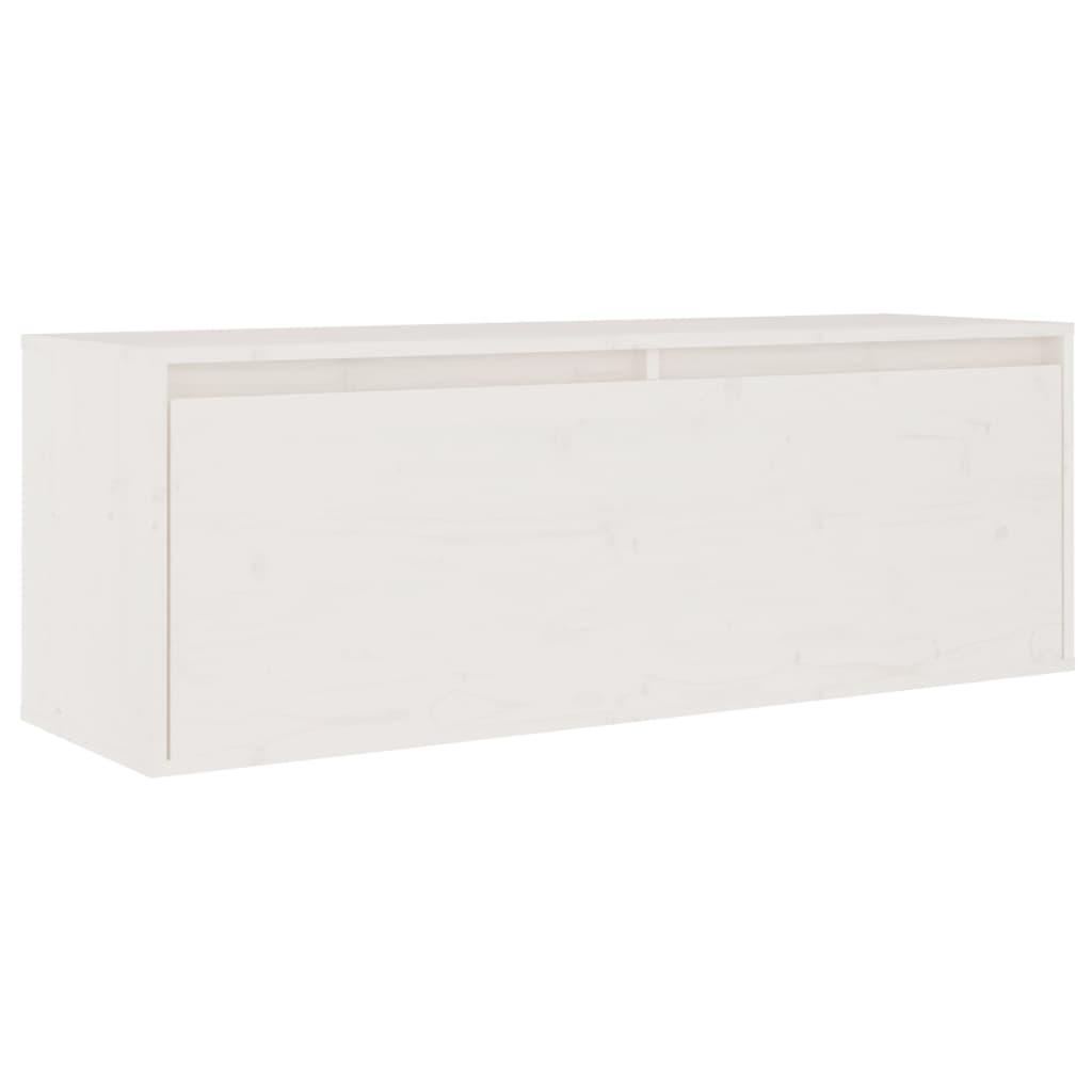 Meubles TV 6 pcs Blanc Bois massif de pin