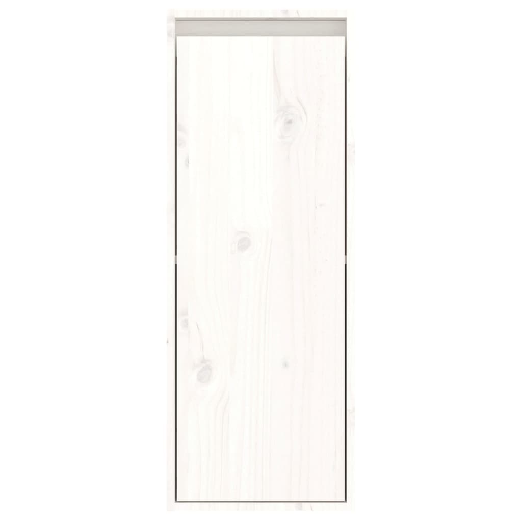 TV cabinet 4 pcs White Solid pine wood