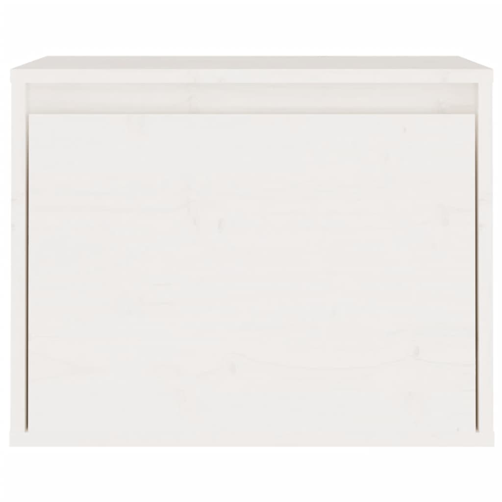 Meubles TV 7 pcs Blanc Bois massif de pin