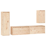 Meubles TV 4 pcs Bois massif de pin