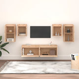 6 pcs TV cabinet Solid pine wood