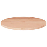 Round table top Ø40x1.5 cm Untreated solid oak wood