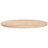 Round table top Ø60x2.5 cm Untreated solid oak wood