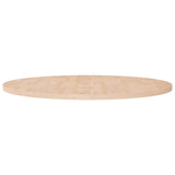 Round table top Ø90x2.5 cm Untreated solid oak wood