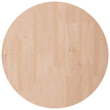 Dessus de table rond Ø40x4 cm Bois de chêne massif non traité