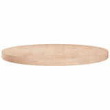 Round table top Ø80x4 cm Untreated solid oak wood