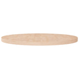 Round table top Ø90x4 cm Untreated solid oak wood