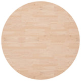 Round table top Ø90x4 cm Untreated solid oak wood