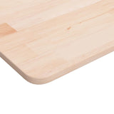 Square table top 40x40x1.5 cm Solid untreated oak wood