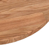 Round table top Light brown Ø30x1.5 cm Treated oak wood