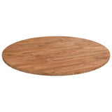 Round table top Light brown Ø40x1.5 cm Treated oak wood