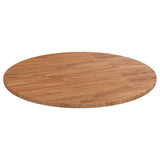 Round table top Light brown Ø70x1.5 cm Treated oak wood