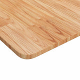 Square table top Light brown 40x40x1.5cm Treated oak wood