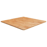 Square table top Light brown 80x80x1.5cm Treated oak wood