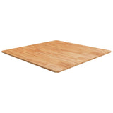 Square table top Light brown 90x90x1.5cm Treated oak wood