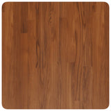 Square table top Dark brown 60x60x1.5cm Treated oak wood