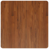 Square table top Dark brown 70x70x1.5cm Treated oak wood