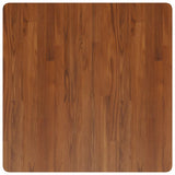 Square table top Dark brown 80x80x1.5cm Treated oak wood