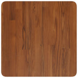 Square table top Dark brown 50x50x4cm Treated oak wood