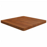 Square table top Dark brown 60x60x4cm Treated oak wood